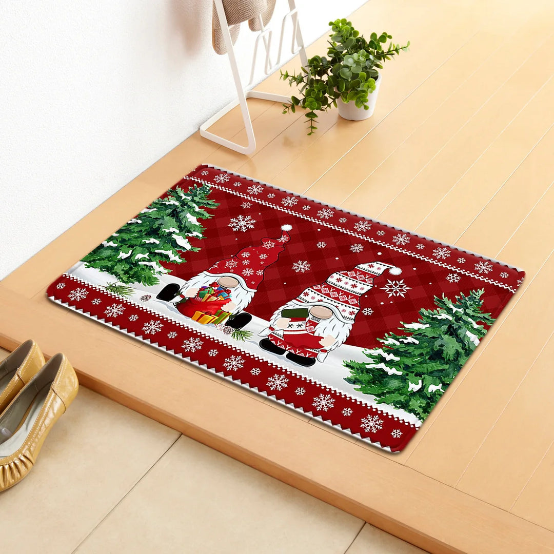 Merry Xmas Christmas Doormat - Festive Holiday Entrance Rug for Indoor & Outdoor Decor