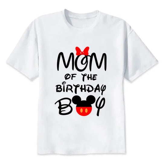 🎉 Birthday Boy Matching Family Outfits - Celebrate in Cartoon Mouse Style! 🎈