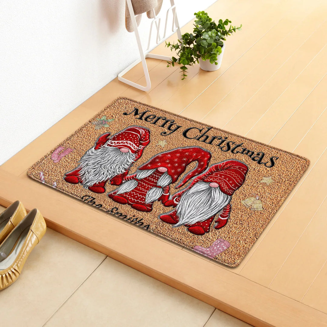 Merry Xmas Christmas Doormat - Festive Holiday Entrance Rug for Indoor & Outdoor Decor