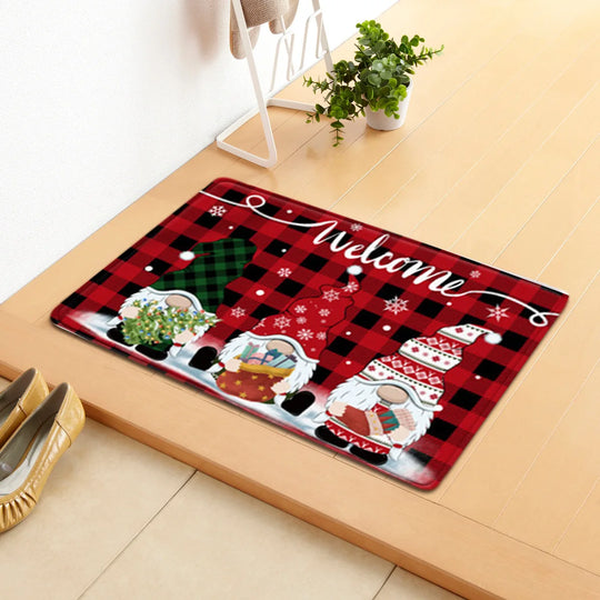 Merry Xmas Christmas Doormat - Festive Holiday Entrance Rug for Indoor & Outdoor Decor