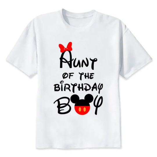 🎉 Birthday Boy Matching Family Outfits - Celebrate in Cartoon Mouse Style! 🎈