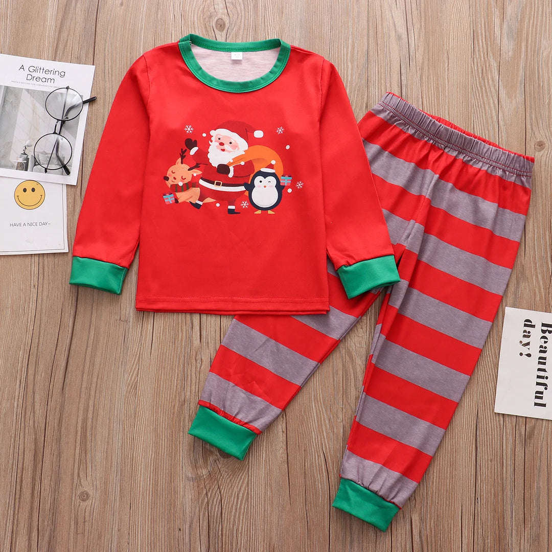 Cozy Festive Family Christmas Matching Pajamas Set – Santa Claus Edition