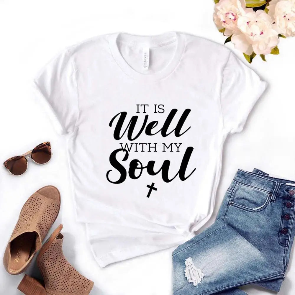 It Is Well with My Soul Inspirational Tee