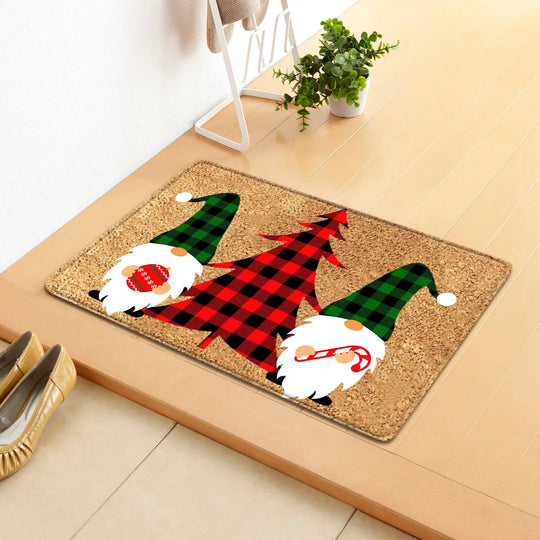 Merry Xmas Christmas Doormat - Festive Holiday Entrance Rug for Indoor & Outdoor Decor