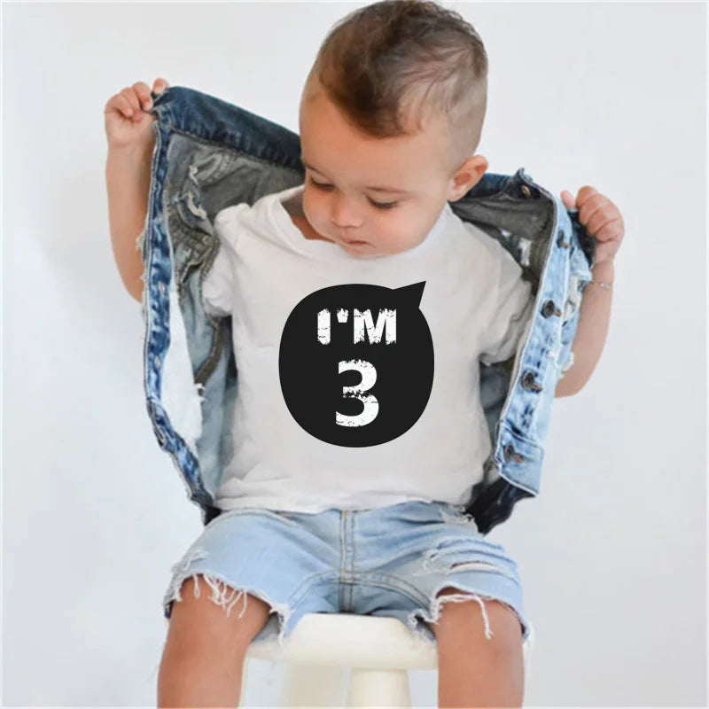 ✨ "Kids Unisex 'Let’s Party' Birthday T-Shirt – Fun & Stylish Outfit for Ages 1-10 🎉"