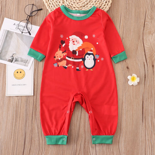 Cozy Festive Family Christmas Matching Pajamas Set – Santa Claus Edition