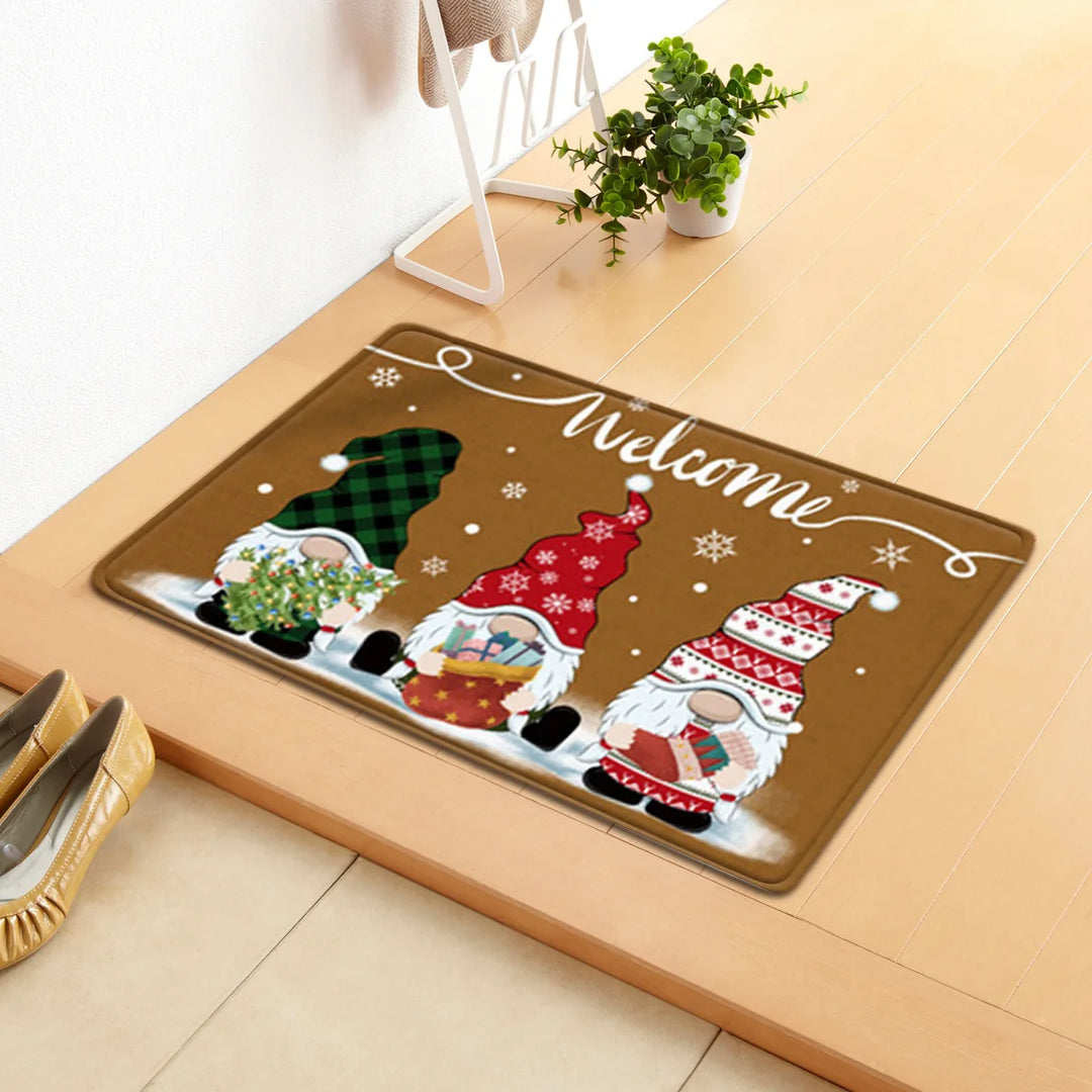 Merry Xmas Christmas Doormat - Festive Holiday Entrance Rug for Indoor & Outdoor Decor