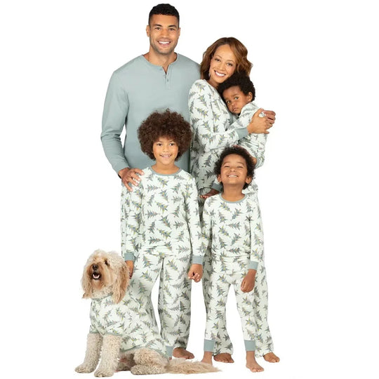 Limited Edition Matching Family Christmas Tree Pajama Set – Cozy Festive Outfits for the Holiday Season!