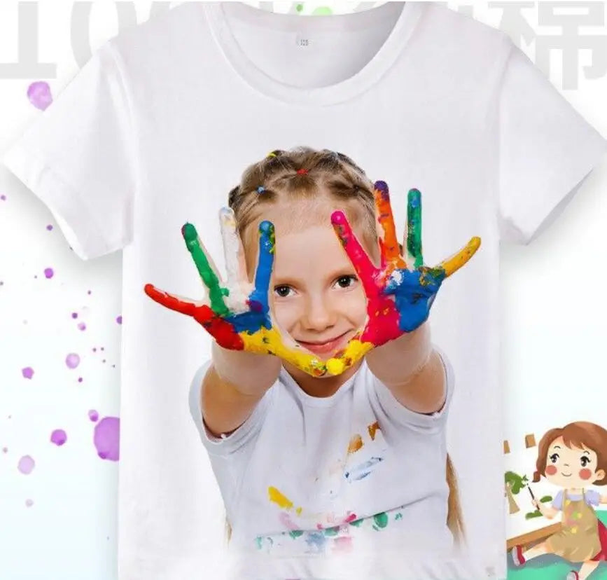 Adorable Watercolor Gymnastic Girl Kids Top – Inspire Confidence & Fun!