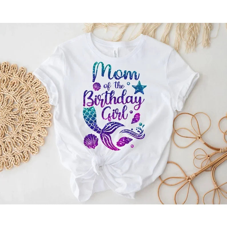 Family Matching Mermaid Birthday Tees – Fun, Stylish & Perfect Party Outfits