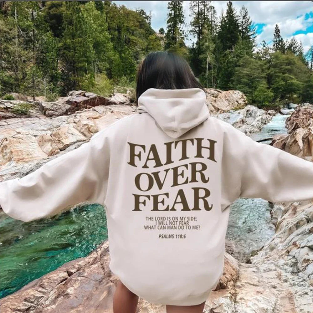 Faith Over Fear Hooded Sweatshirt