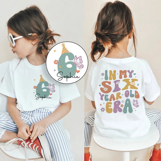 In My Era Girls Birthday Party Top - Trendy Birthday Party Tee for Girls | Perfect Birthday Outfit