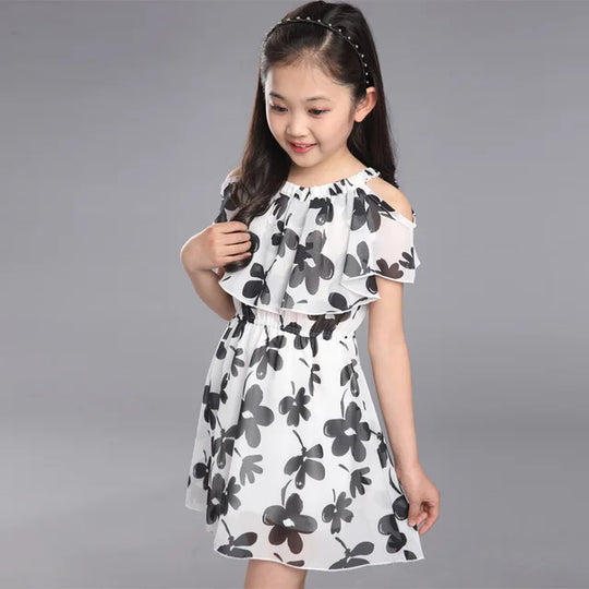 Enchanted Garden Princess Dress – Elegant Floral Magic for Kids | Girls' Dresses for Ages 7-12