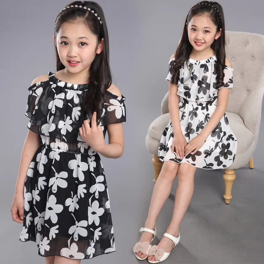 Enchanted Garden Princess Dress – Elegant Floral Magic for Kids | Girls' Dresses for Ages 7-12