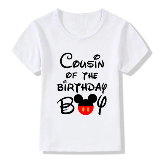 🎉 Birthday Boy Matching Family Outfits - Celebrate in Cartoon Mouse Style! 🎈 - captivatingconversationsstarters