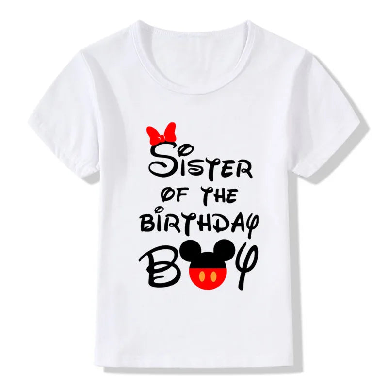 🎉 Birthday Boy Matching Family Outfits - Celebrate in Cartoon Mouse Style! 🎈 - captivatingconversationsstarters