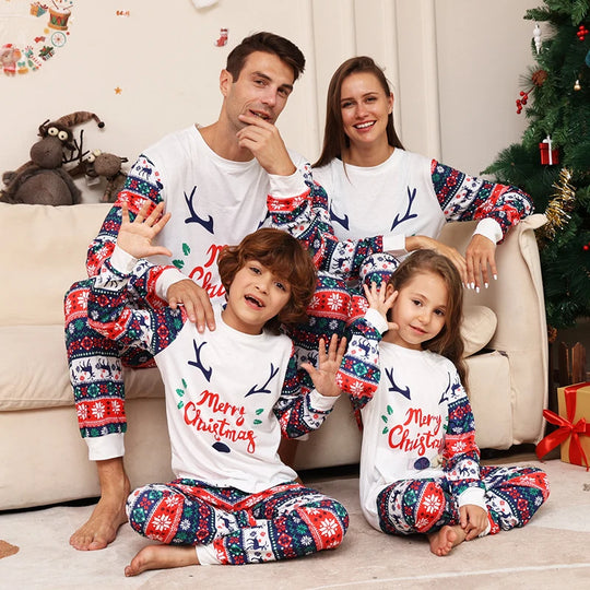 Merry Christmas Family Pajamas - captivatingconversationsstarters