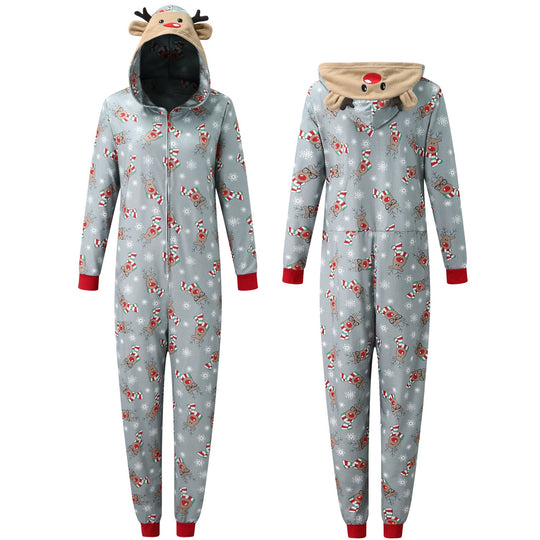Reindeer Wonderland Family Onesie Pajamas - captivatingconversationsstarters
