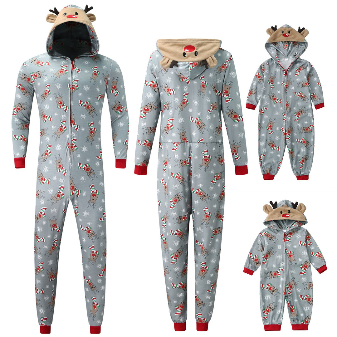 Reindeer Wonderland Family Onesie Pajamas - captivatingconversationsstarters