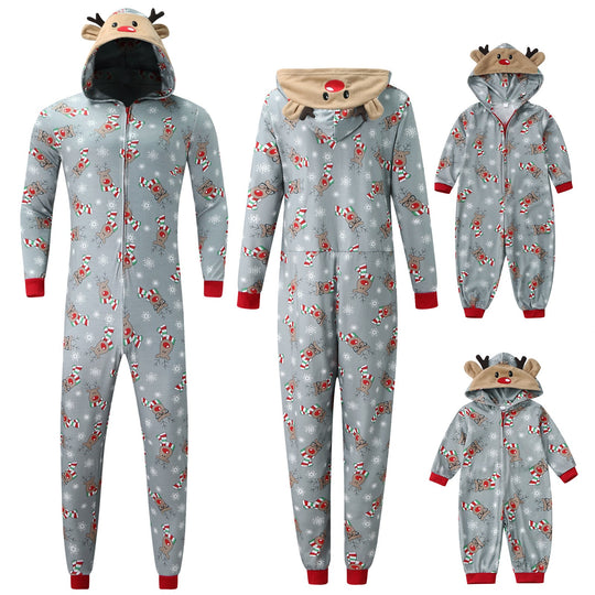 Reindeer Wonderland Family Onesie Pajamas - captivatingconversationsstarters
