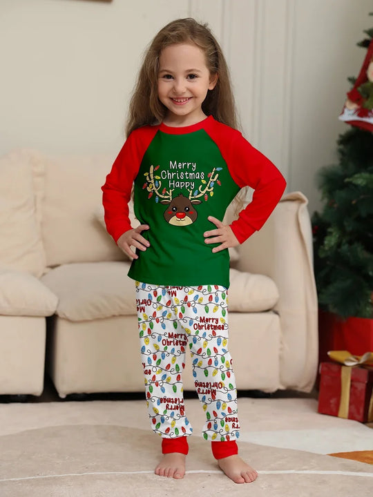 Jolly Reindeer Family Pajamas - captivatingconversationsstarters