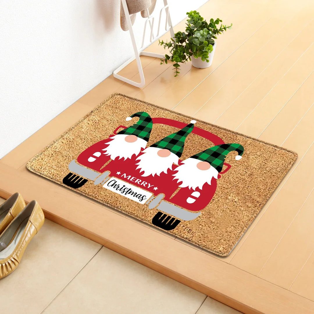 Merry Xmas Christmas Doormat - Festive Holiday Entrance Rug for Indoor & Outdoor Decor - captivatingconversationsstarters