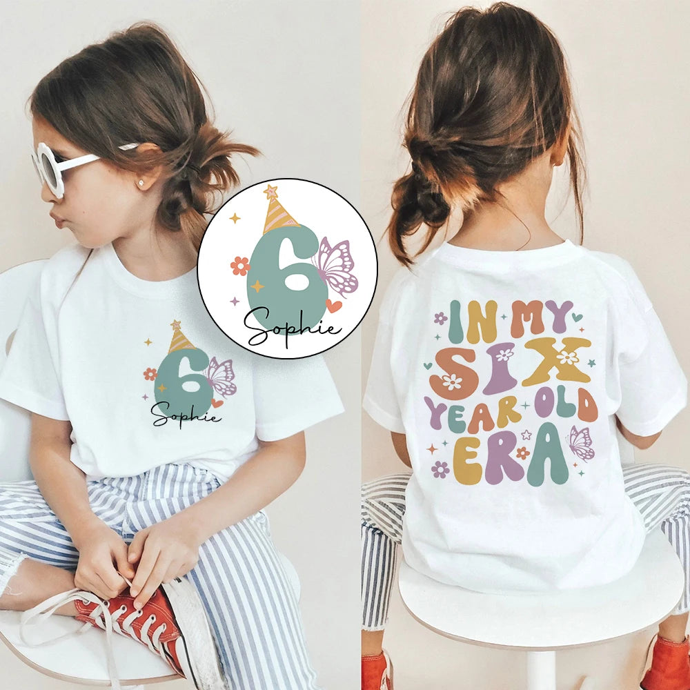 In My Era Girls Birthday Party Top - Trendy Birthday Party Tee for Girls | Perfect Birthday Outfit - captivatingconversationsstarters