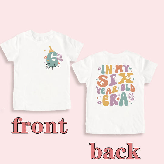 In My Era Girls Birthday Party Top - Trendy Birthday Party Tee for Girls | Perfect Birthday Outfit - captivatingconversationsstarters