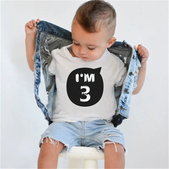 ✨ "Kids Unisex 'Let’s Party' Birthday T-Shirt – Fun & Stylish Outfit for Ages 1-10 🎉" - captivatingconversationsstarters