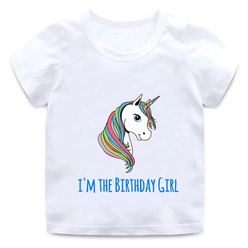 🎉 Enchanting Unicorn Birthday Girl Top – Perfect for Magical Celebrations! 🦄 - captivatingconversationsstarters