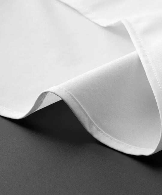 Stylish Stand-Up Collar Long-Sleeved Stretch Shirt - Slim Fit Non-Iron Casual Workwear for Men - captivatingconversationsstarters