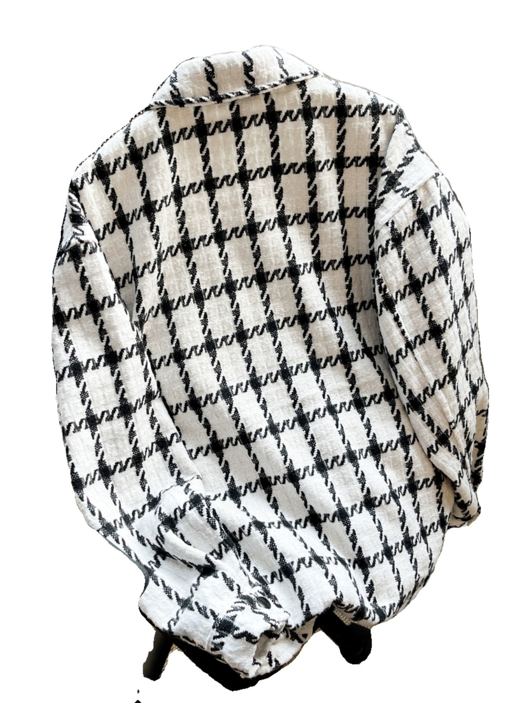 Classic Lapel Loose Gingham Jacket – Trendy Lightweight Outerwear for Youthful Style & Everyday Comfort - captivatingconversationsstarters