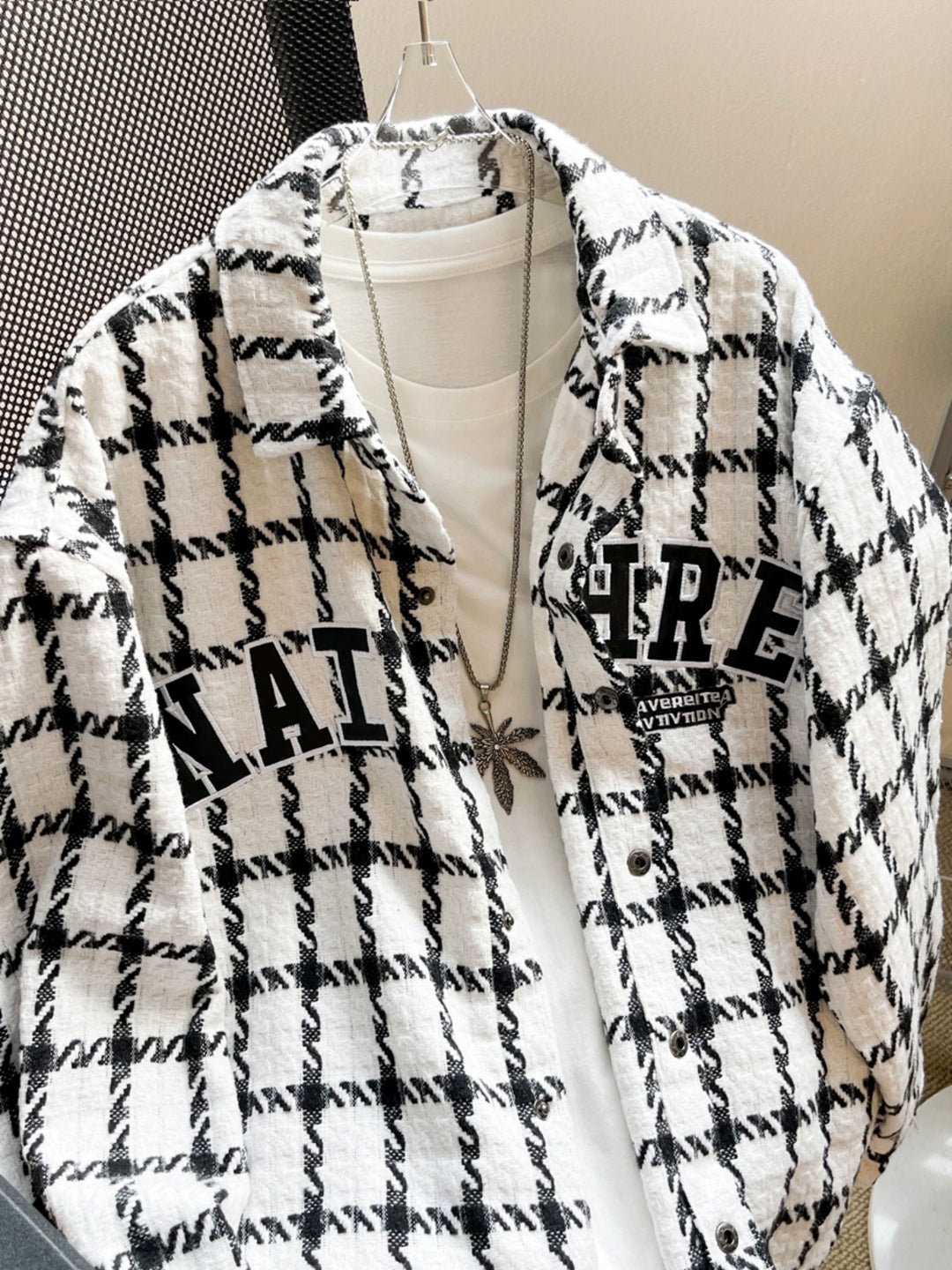 Classic Lapel Loose Gingham Jacket – Trendy Lightweight Outerwear for Youthful Style & Everyday Comfort - captivatingconversationsstarters