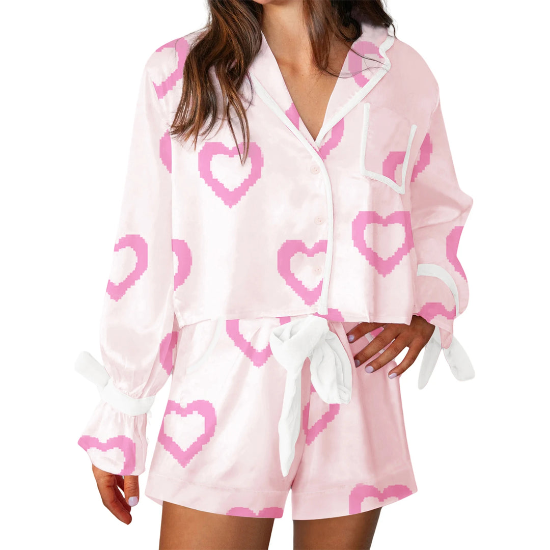 Women’s Valentine’s Day Pajamas | All-Over Heart Print in Red or Pink – Cozy, Cute, and Perfect for Love Season - captivatingconversationsstarters