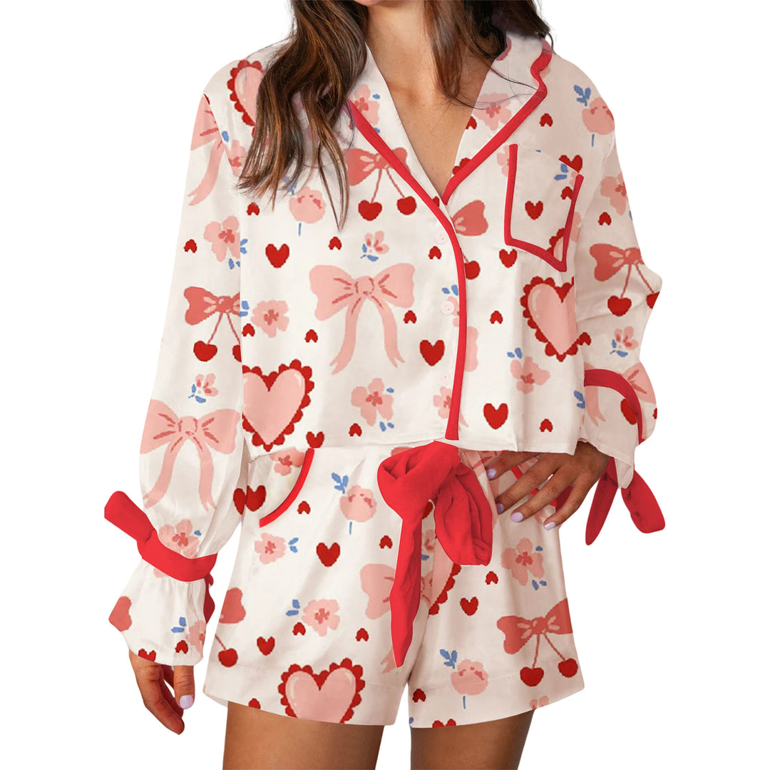 Women’s Valentine’s Day Pajamas | All-Over Heart Print in Red or Pink – Cozy, Cute, and Perfect for Love Season - captivatingconversationsstarters