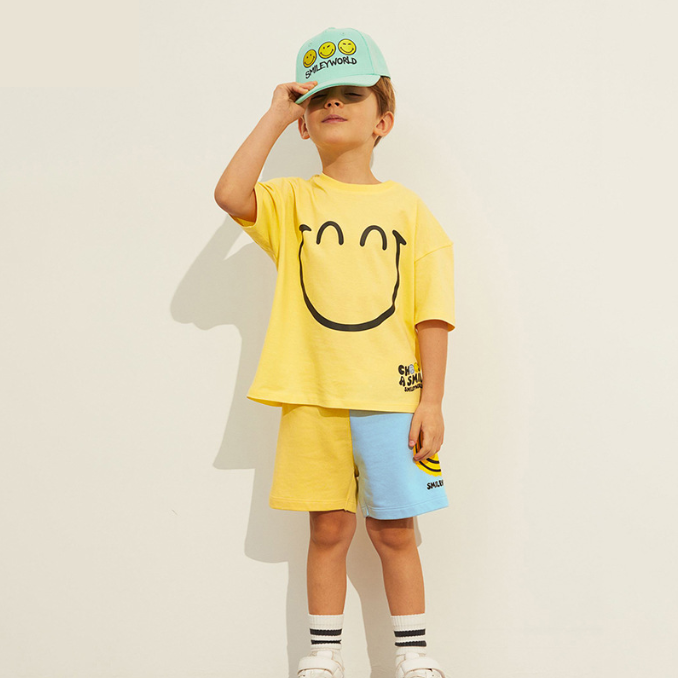 Sunshine Smiles Yellow Kids Short Set – Where Joy Meets Comfort! - captivatingconversationsstarters