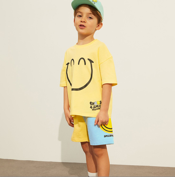 Sunshine Smiles Yellow Kids Short Set – Where Joy Meets Comfort! - captivatingconversationsstarters