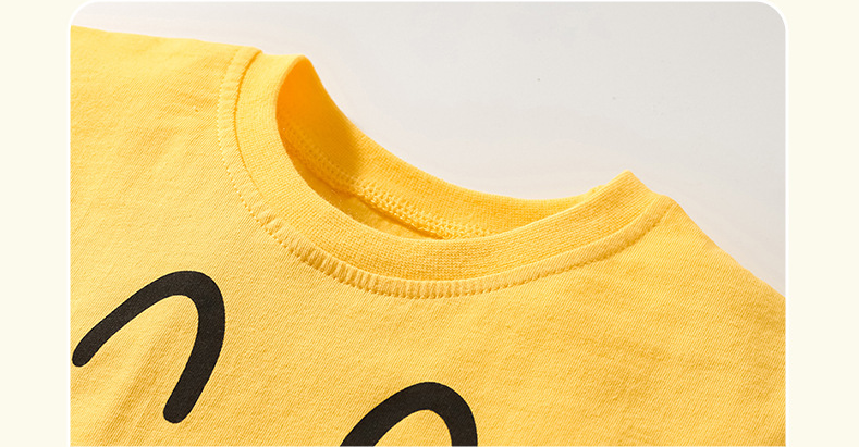 Sunshine Smiles Yellow Kids Short Set – Where Joy Meets Comfort! - captivatingconversationsstarters