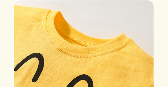 Sunshine Smiles Yellow Kids Short Set – Where Joy Meets Comfort! - captivatingconversationsstarters