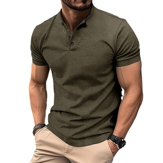 Elite Edge Men's Buttoned Sports Shirt - captivatingconversationsstarters