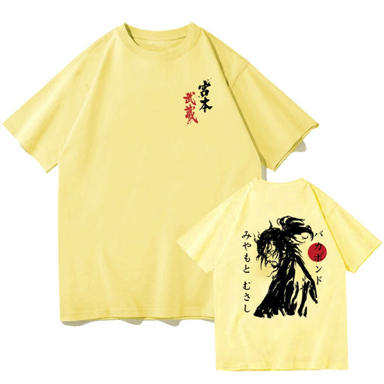 Vagabond Miyamoto Musashi Tee - Iconic Samurai Warrior Shirt - captivatingconversationsstarters