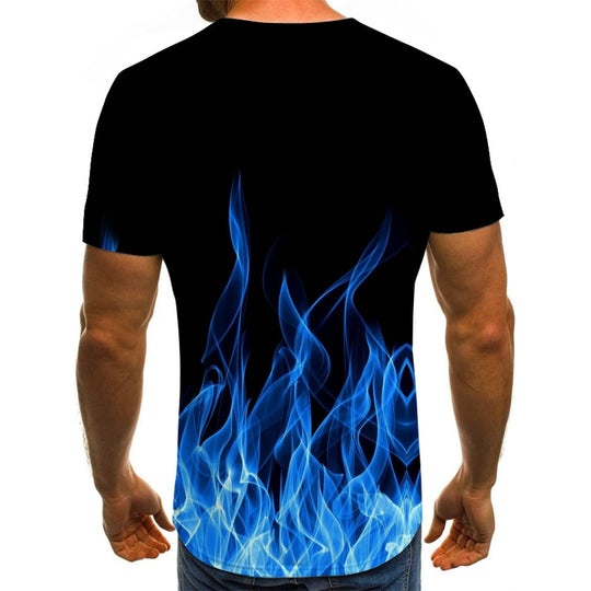 inferno 3D Flame Men's Top - captivatingconversationsstarters