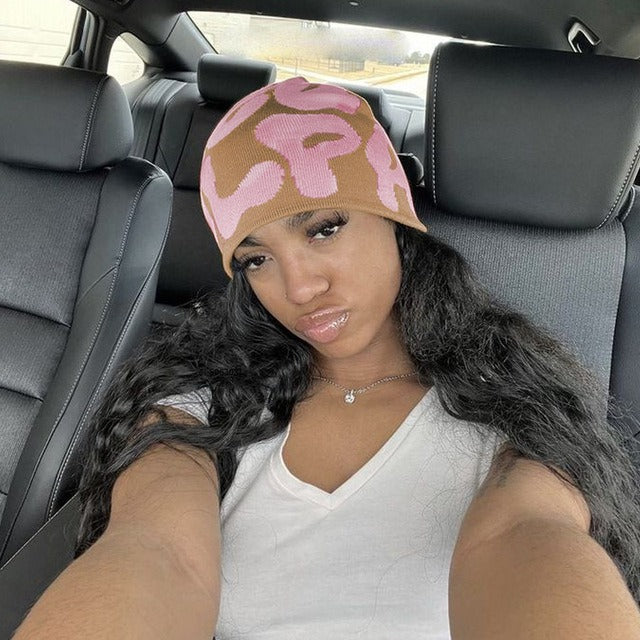 Candy Contrast Knit Beanie: Cozy Woolen Hat with Bold Color Pop - captivatingconversationsstarters