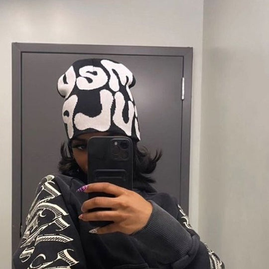 Candy Contrast Knit Beanie: Cozy Woolen Hat with Bold Color Pop - captivatingconversationsstarters