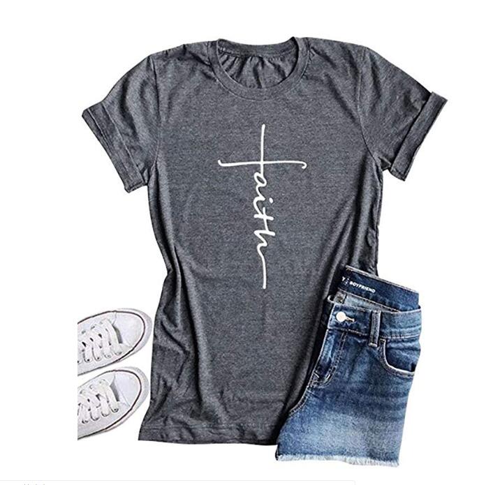 Faith-Inspired Chic Women's Tee - Elegant & Trendy" - captivatingconversationsstarters