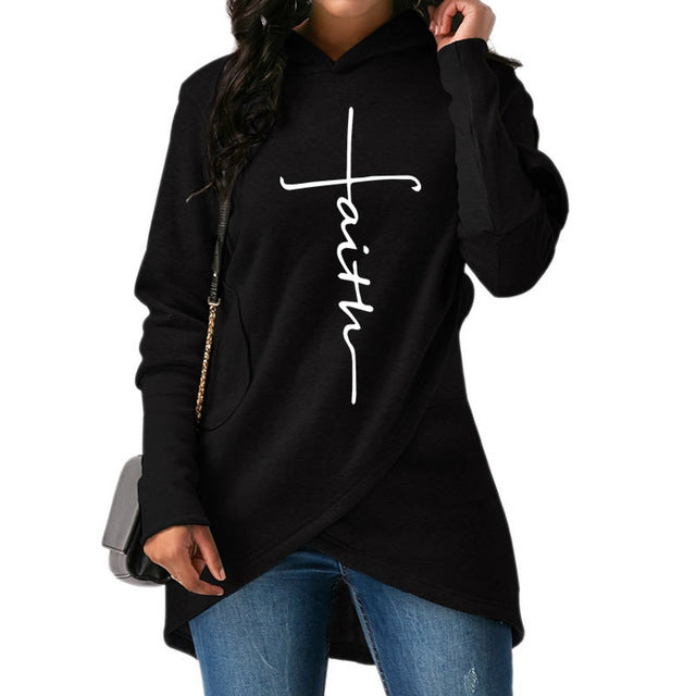 Faith-Inspired Women's Stylish Hoodie - Trendy, Comfortable & Empowering - captivatingconversationsstarters