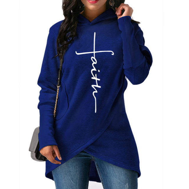 Faith-Inspired Women's Stylish Hoodie - Trendy, Comfortable & Empowering - captivatingconversationsstarters