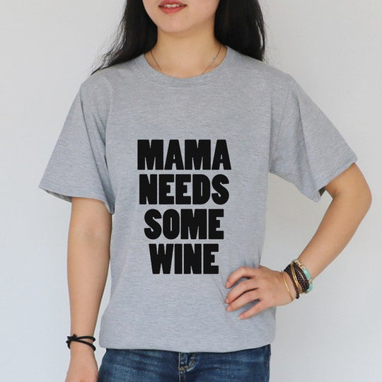 Mom's Wine Time Tee - Comfy & Chic - captivatingconversationsstarters