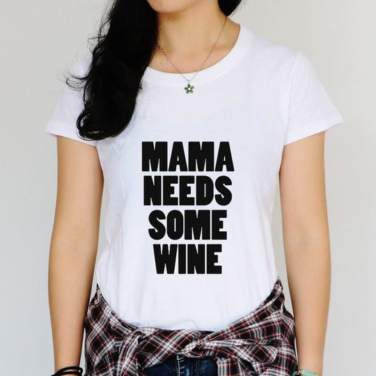 Mom's Wine Time Tee - Comfy & Chic - captivatingconversationsstarters