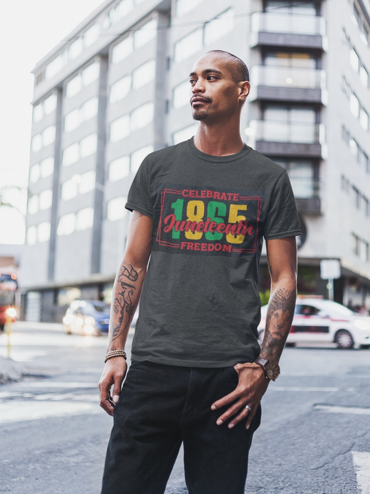 1865 Juneteenth Freedom T-Shirt | Celebrate Black History & Liberation - captivatingconversationsstarters